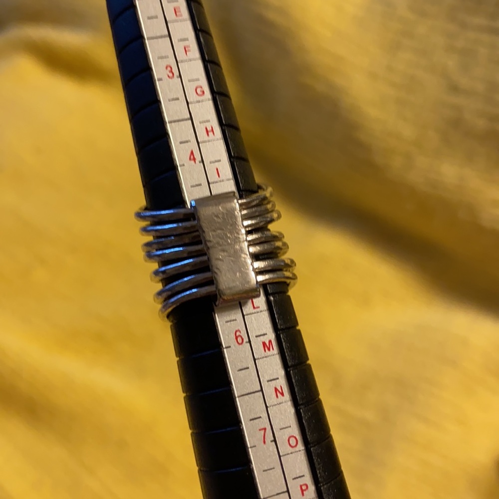 925 Sterling Silver Boho Stacking Ring - image 8